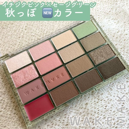 ソフトブラーリングアイパレット/wakemake/アイシャドウパレットを使ったクチコミ(1枚目)