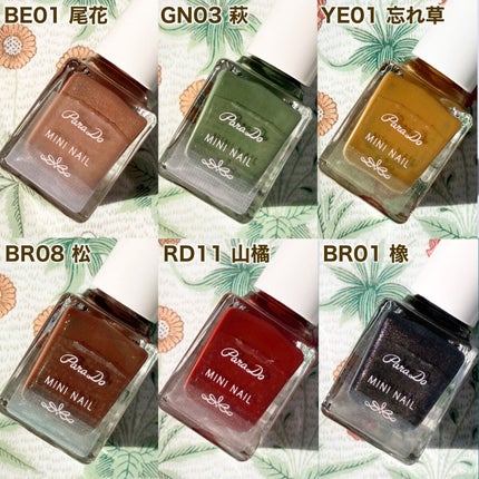 ミニネイル/パラドゥ/マニキュアを使ったクチコミ(3枚目)