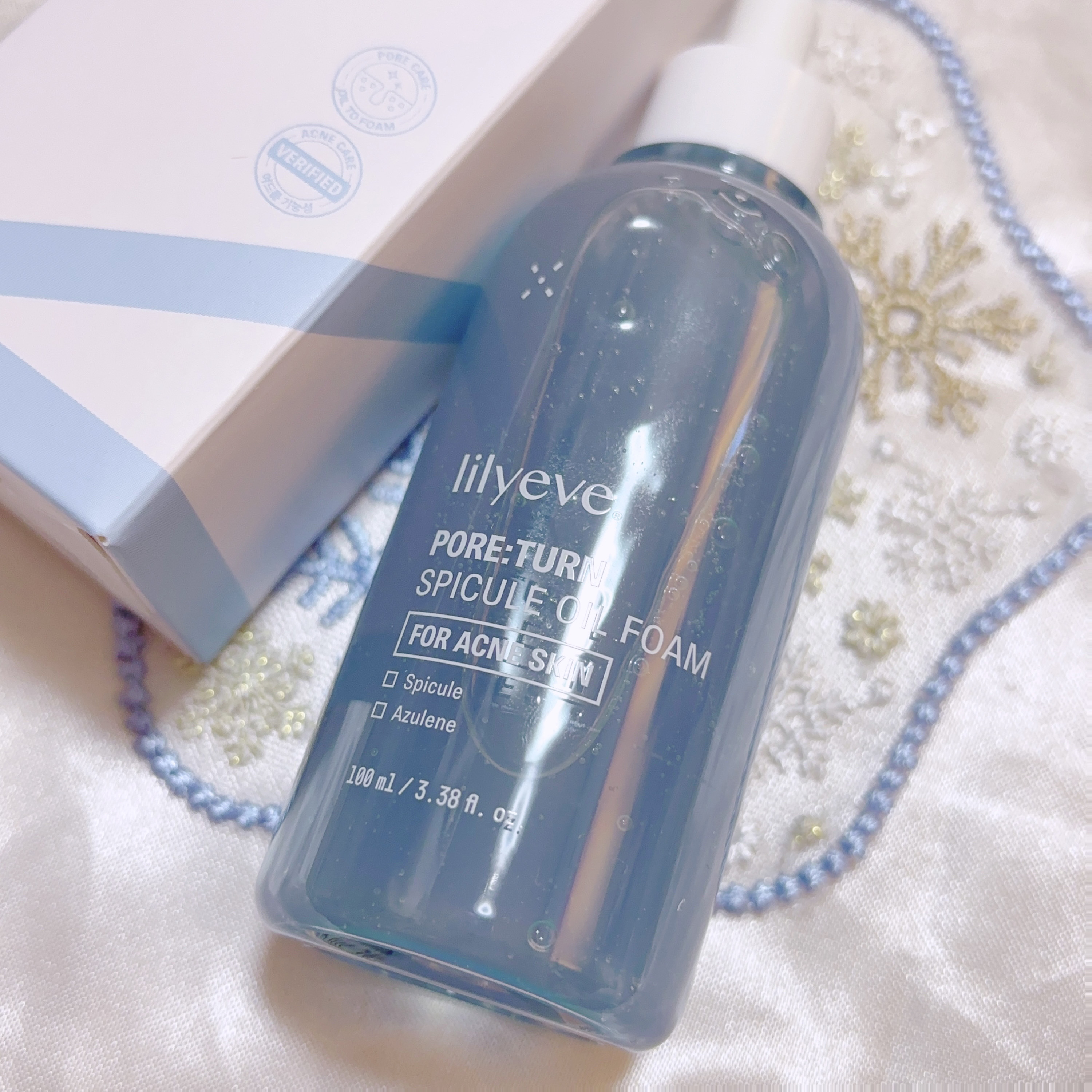 ポアターンスピキュールオイルフォーム/リリーイブ/オイルクレンジングを使ったクチコミ（2枚目）