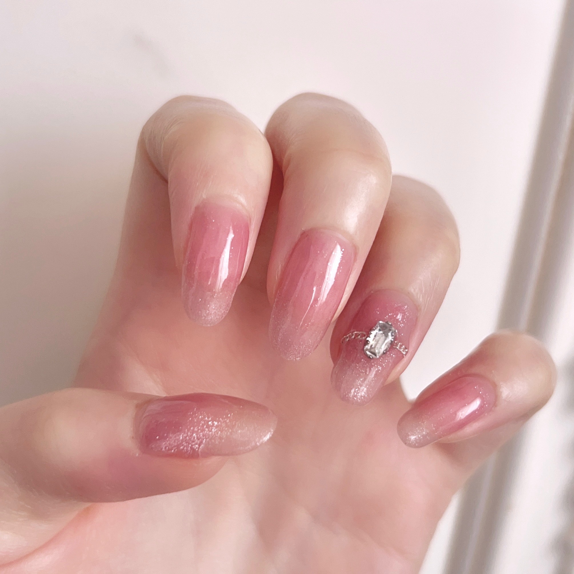 #ネイル,#ジェルネイル,#セルフネイル,#セルフジェルネイル,#ピンクネイル,#キラキラネイル,#マグネットネイル,#リングネイル,#指輪ネイル,#うるうるネイル,#ちゅるちゅるネイルのネイルデザイン