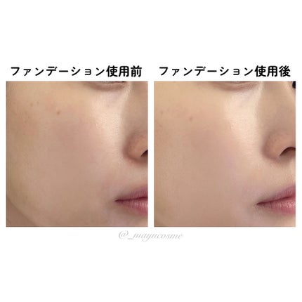 レイヤリングフィット グロークッションEX/TFIT/クッションファンデーションを使ったクチコミ(4枚目)