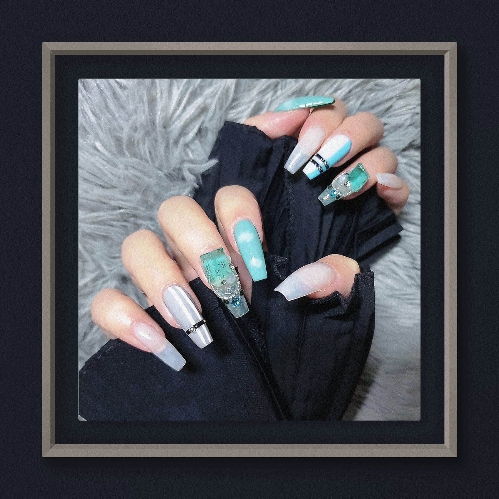 ジェルネイル（ライト対応）/セリア/ジェルネイルを使ったクチコミ（3枚目）