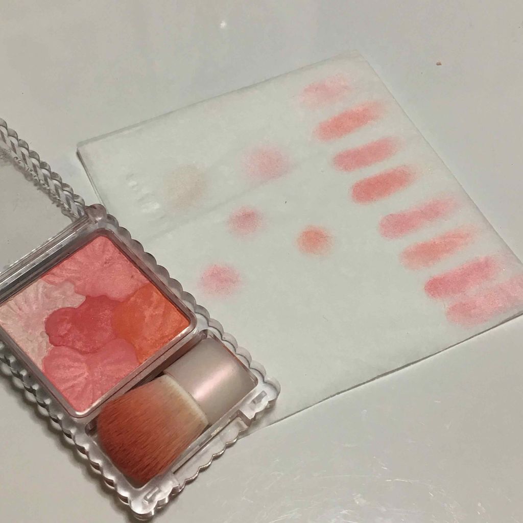 グロウフルールチークス/キャンメイク/パウダーチークを使ったクチコミ(3枚目)