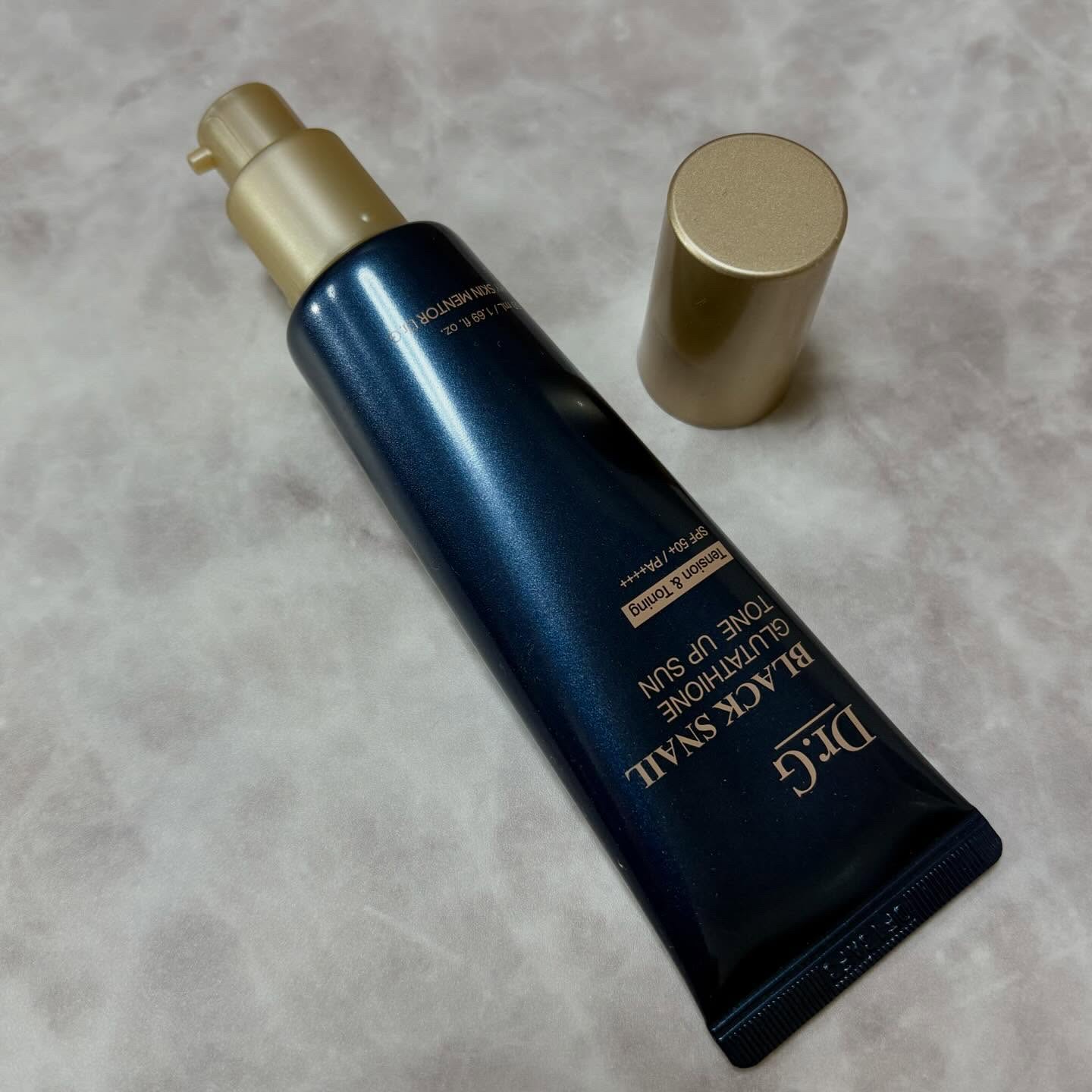 ブラックスネイルグルタチオントーンアップサン/Dr.G/日焼け止めクリームを使ったクチコミ（3枚目）