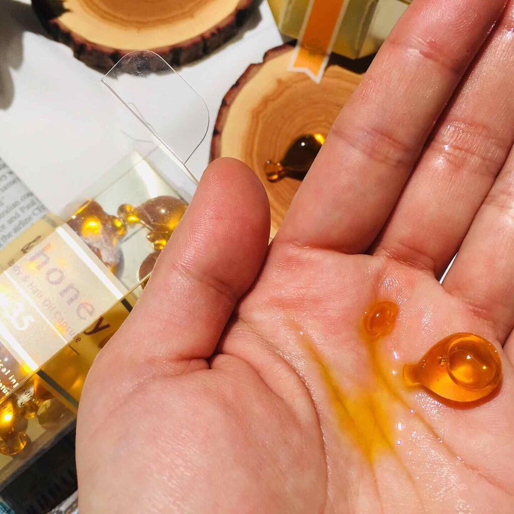 ボディ&ヘア オイルカプセル 3.5/&honey/ヘアオイルを使ったクチコミ(4枚目)