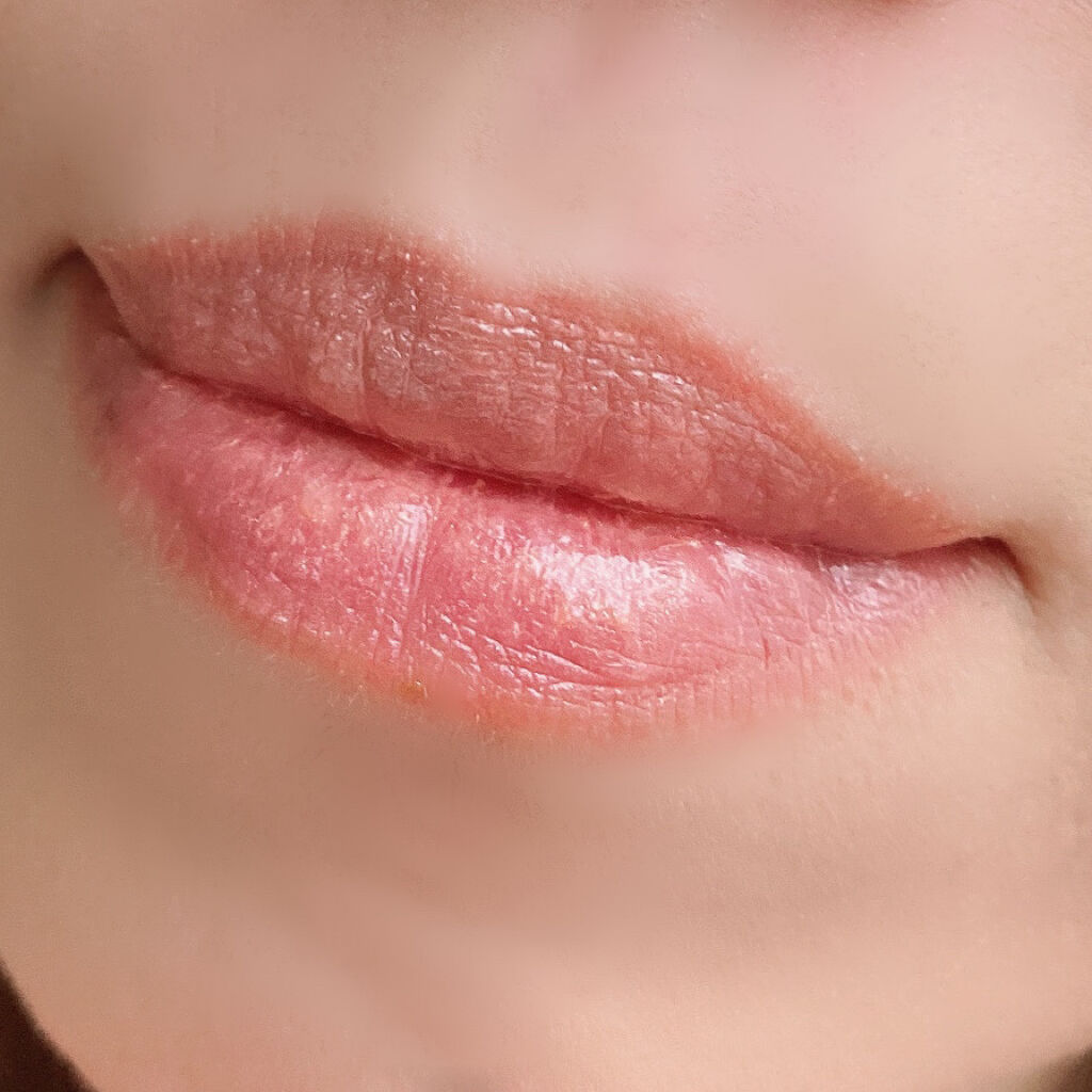 ルージュ ヴォリュプテ シャイン/YVES SAINT LAURENT BEAUTE/口紅を使ったクチコミ（2枚目）