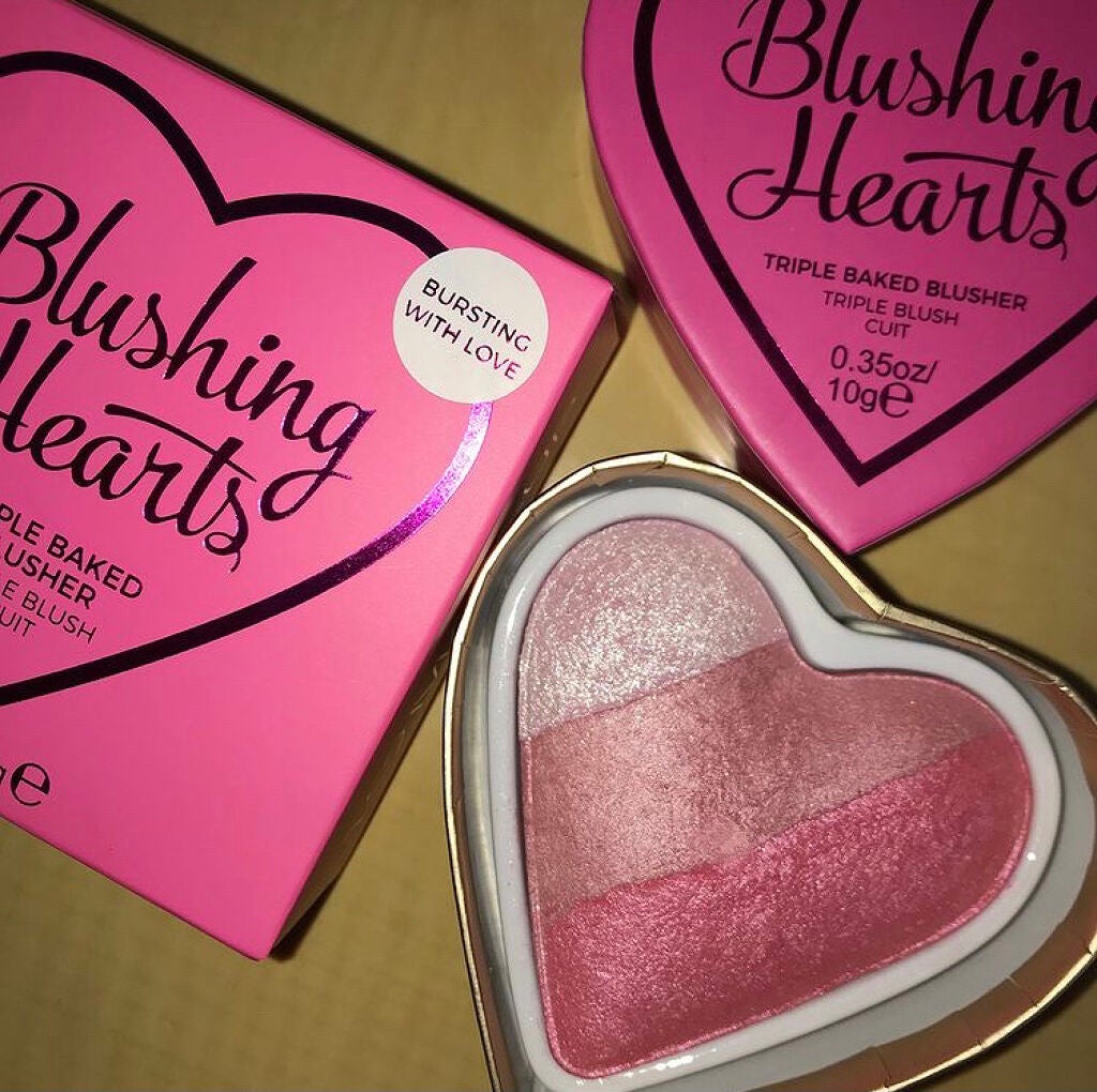ブラッシング ハート/MAKEUP REVOLUTION/パウダーチークを使ったクチコミ(1枚目)