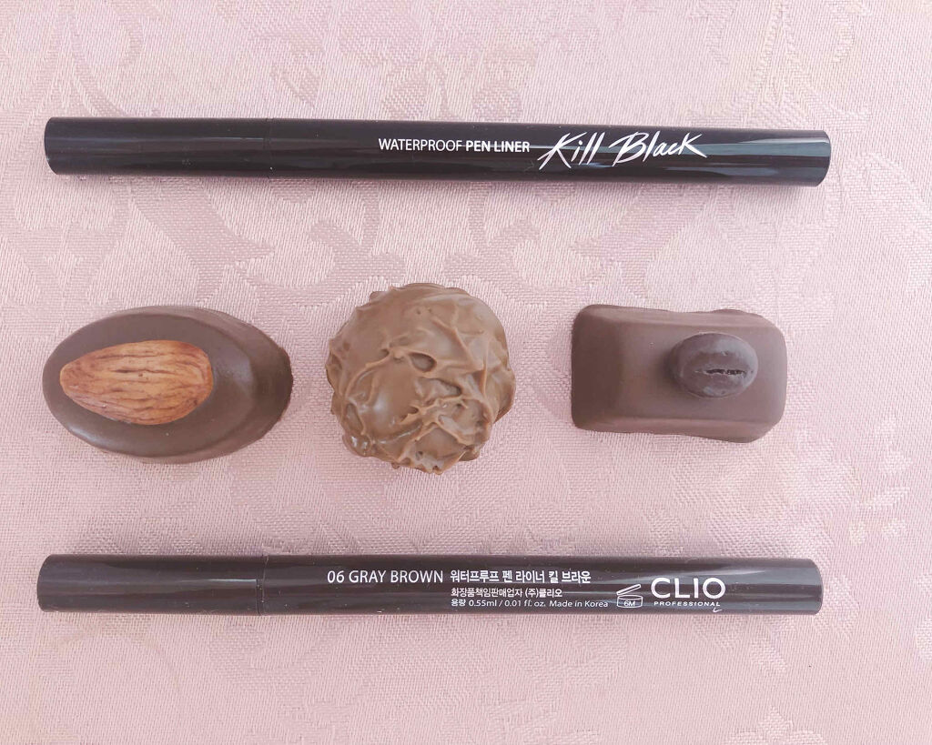 スーパープルーフ ペン ライナー/CLIO/リキッドアイライナーを使ったクチコミ（1枚目）