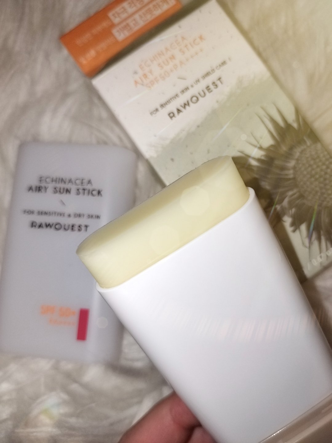 Echinacea Airy Sun Stick/RAWQUEST/日焼け止めスティックを使ったクチコミ（3枚目）