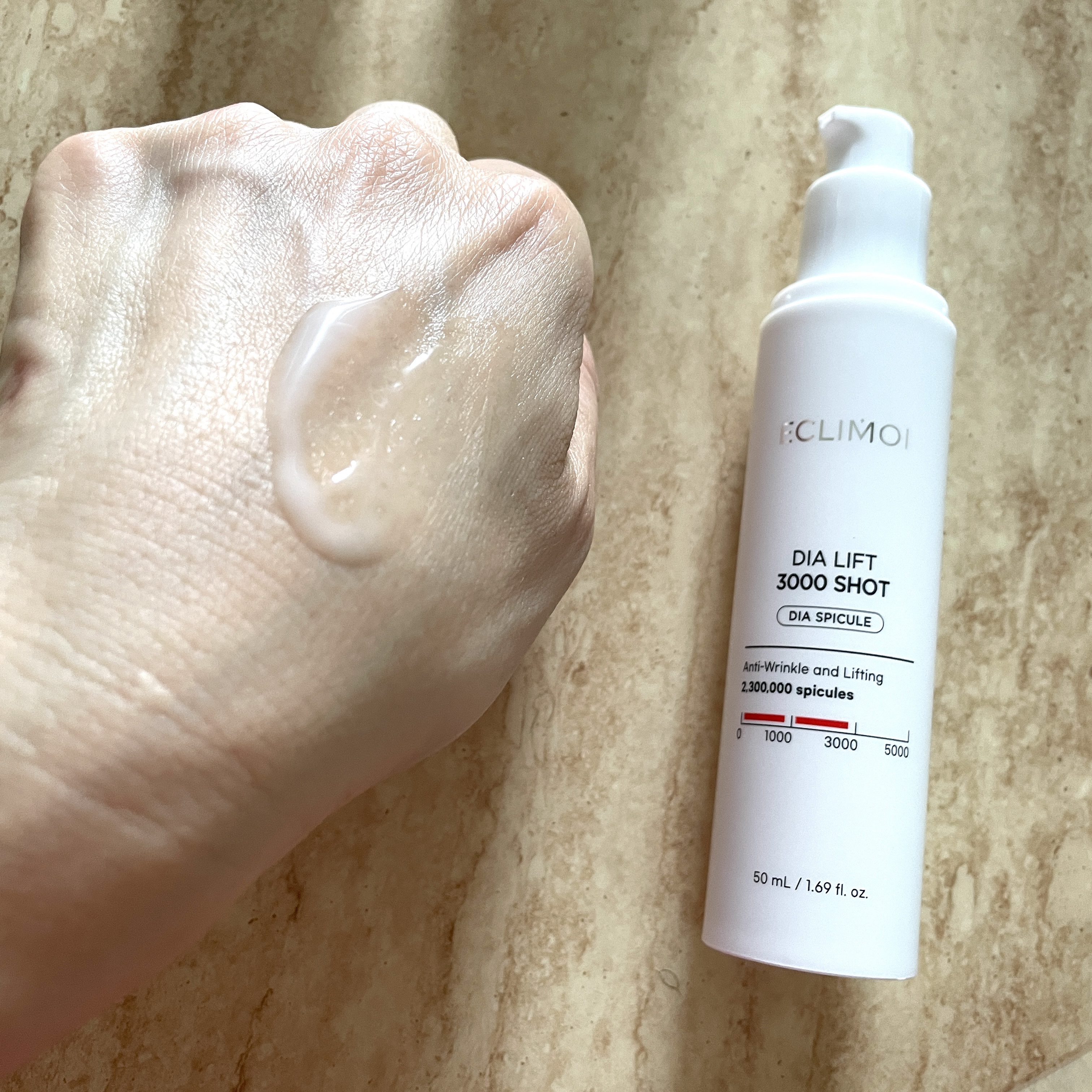 ダイヤリフト3000ショット/ECLIMOI/フェイスクリームを使ったクチコミ（3枚目）