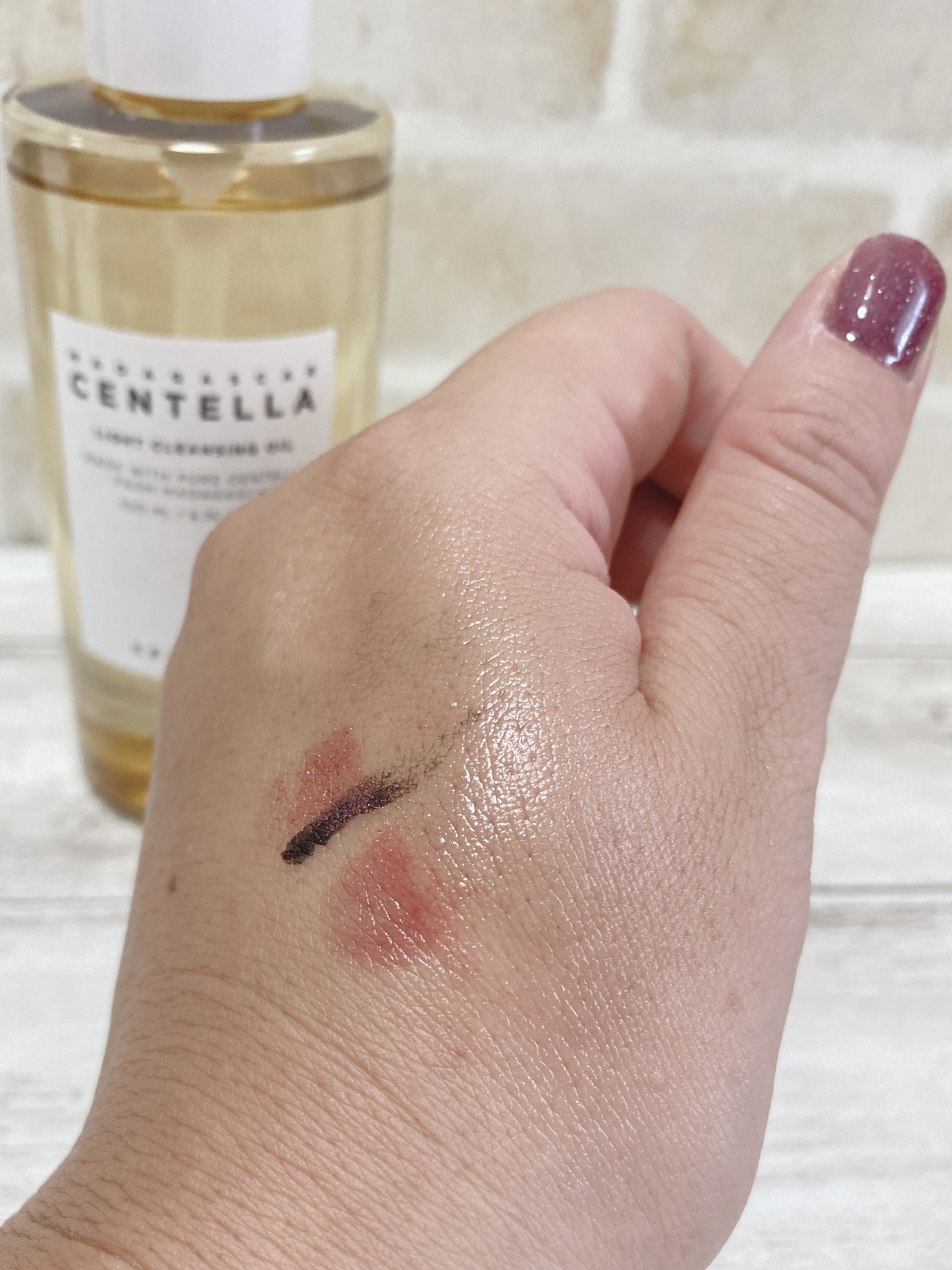 センテラ ライトクレンジングオイル/SKIN1004/オイルクレンジングを使ったクチコミ（3枚目）