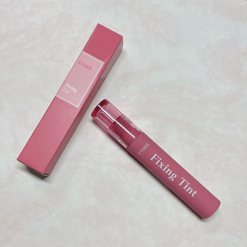 フィクシングティント スモーキーチェリー/ETUDE/リップティントを使ったクチコミ（1枚目）