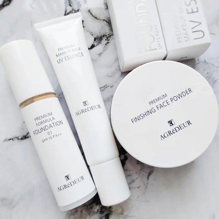 プレミアムフォーミュラファンデ/アグレデュール/リキッドファンデーションを使ったクチコミ(7枚目)