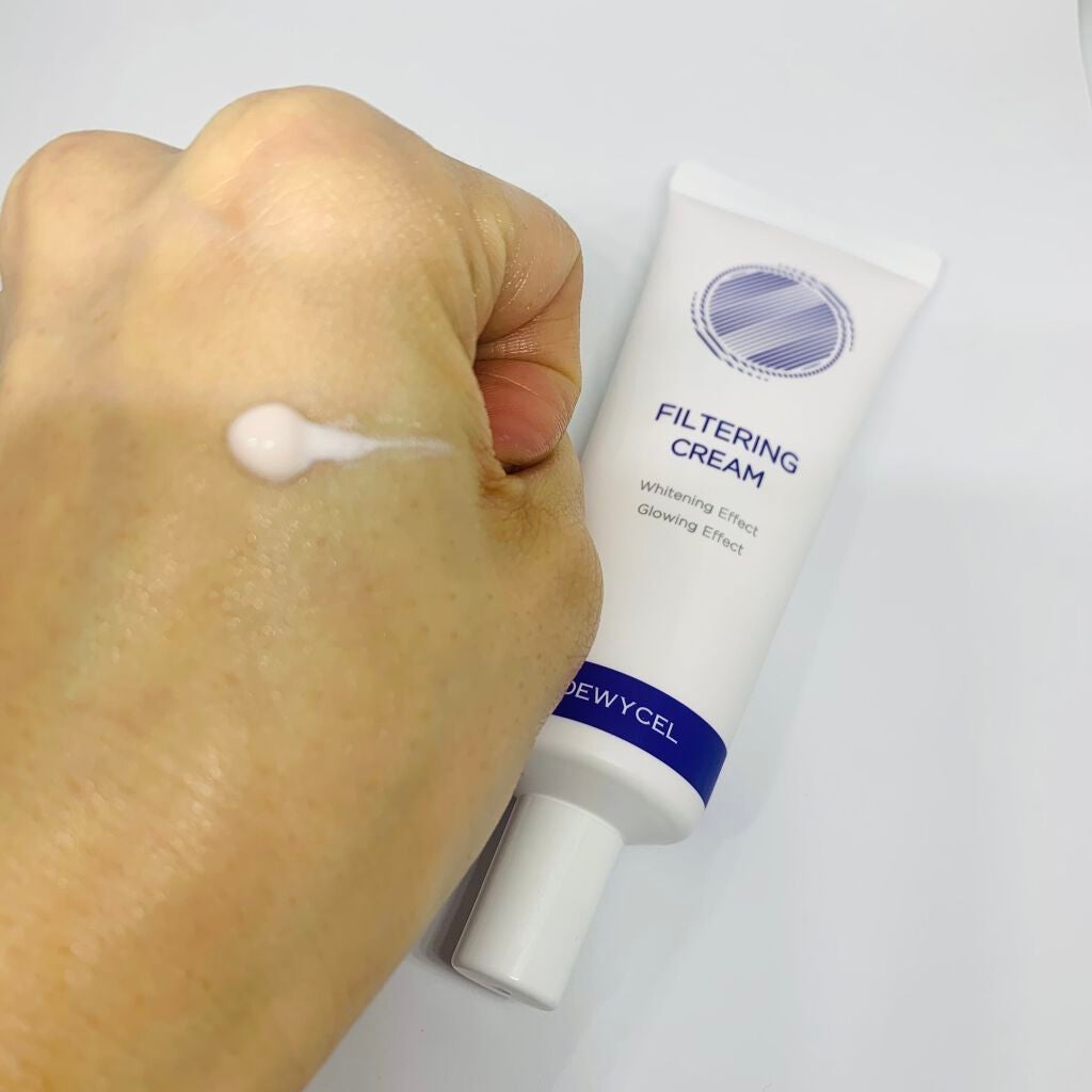 フィルタリングクリーム/DEWYCEL/日焼け止めクリームを使ったクチコミ(2枚目)