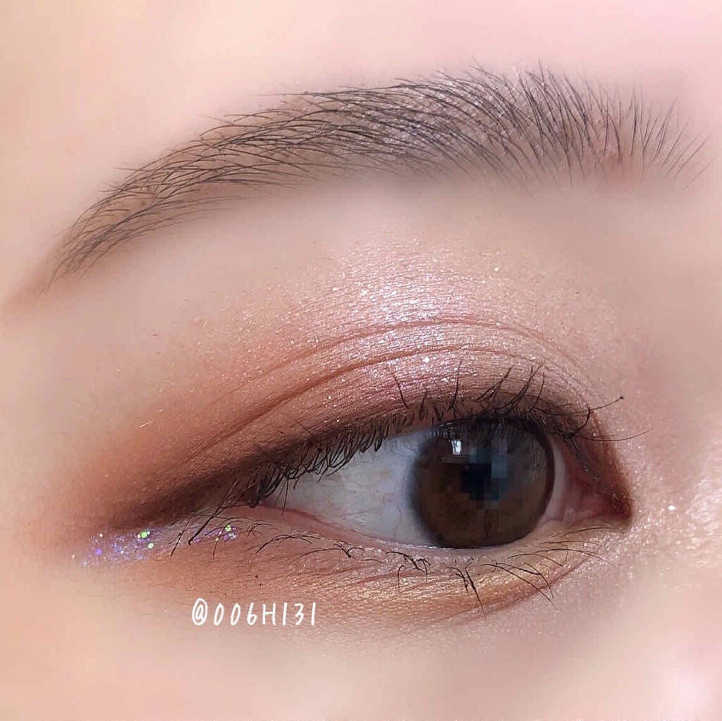 リキッド グリッター シャドウ/rom&nd/グリッターを使ったクチコミ(2枚目)