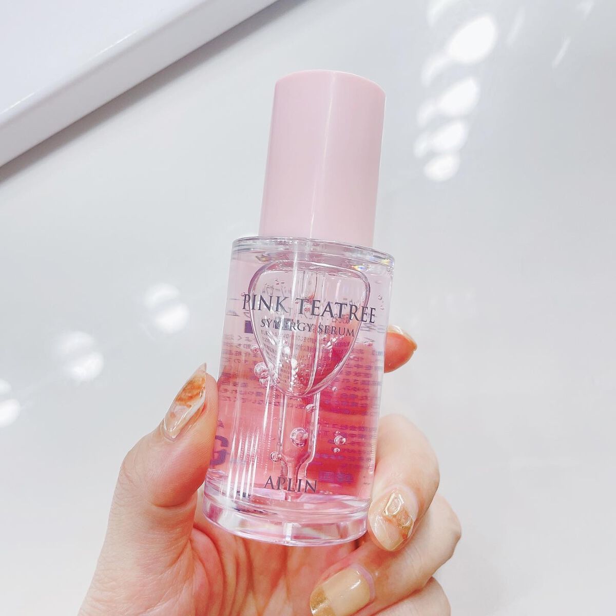 ピンクティーツリーシナジーセラム/APLIN/美容液を使ったクチコミ（2枚目）