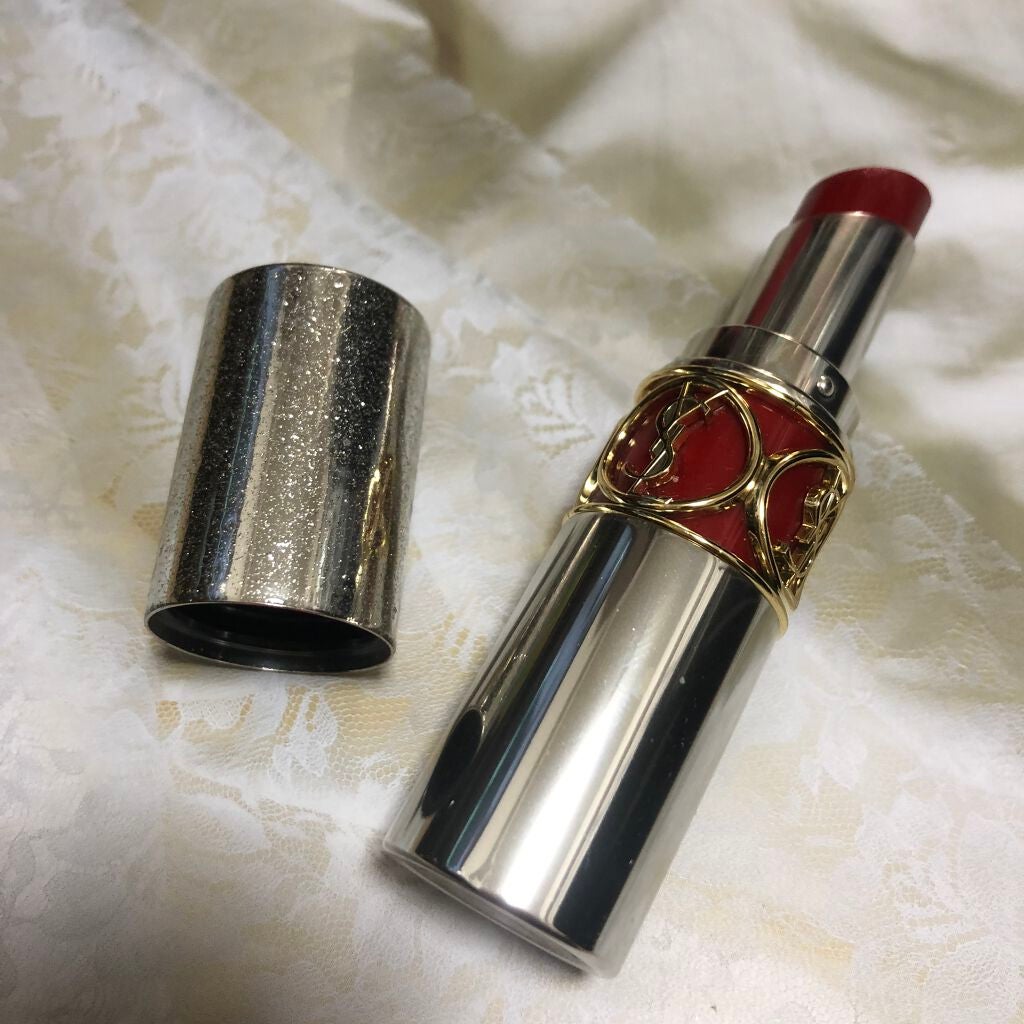 ルージュ ヴォリュプテ ロックシャイン/YVES SAINT LAURENT BEAUTE/口紅を使ったクチコミ(2枚目)
