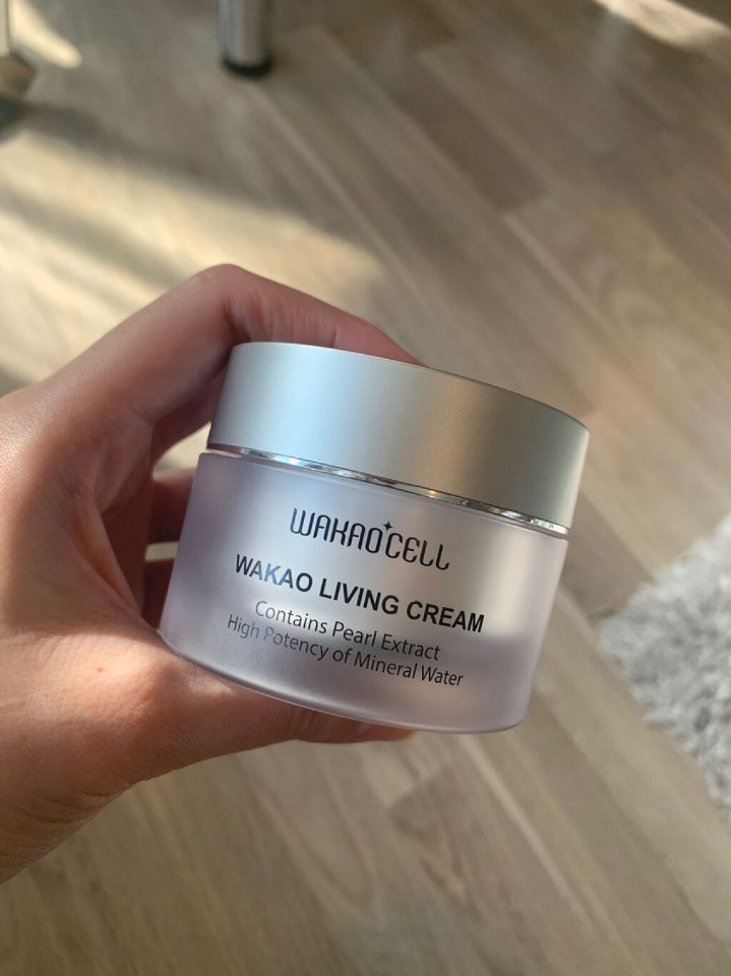 WAKAOCELL ワカオリービングクリームのクチコミ「保湿・弾力・肌トラブルに特化した天然真珠成分配合機能性クリーム💛
乾燥肌の私がよかった202.....」（1枚目）