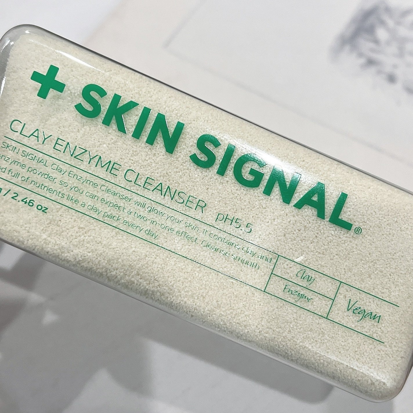 ホワイト クレイ酵素クレンザー /SKIN SIGNAL/洗顔パウダーを使ったクチコミ(2枚目)