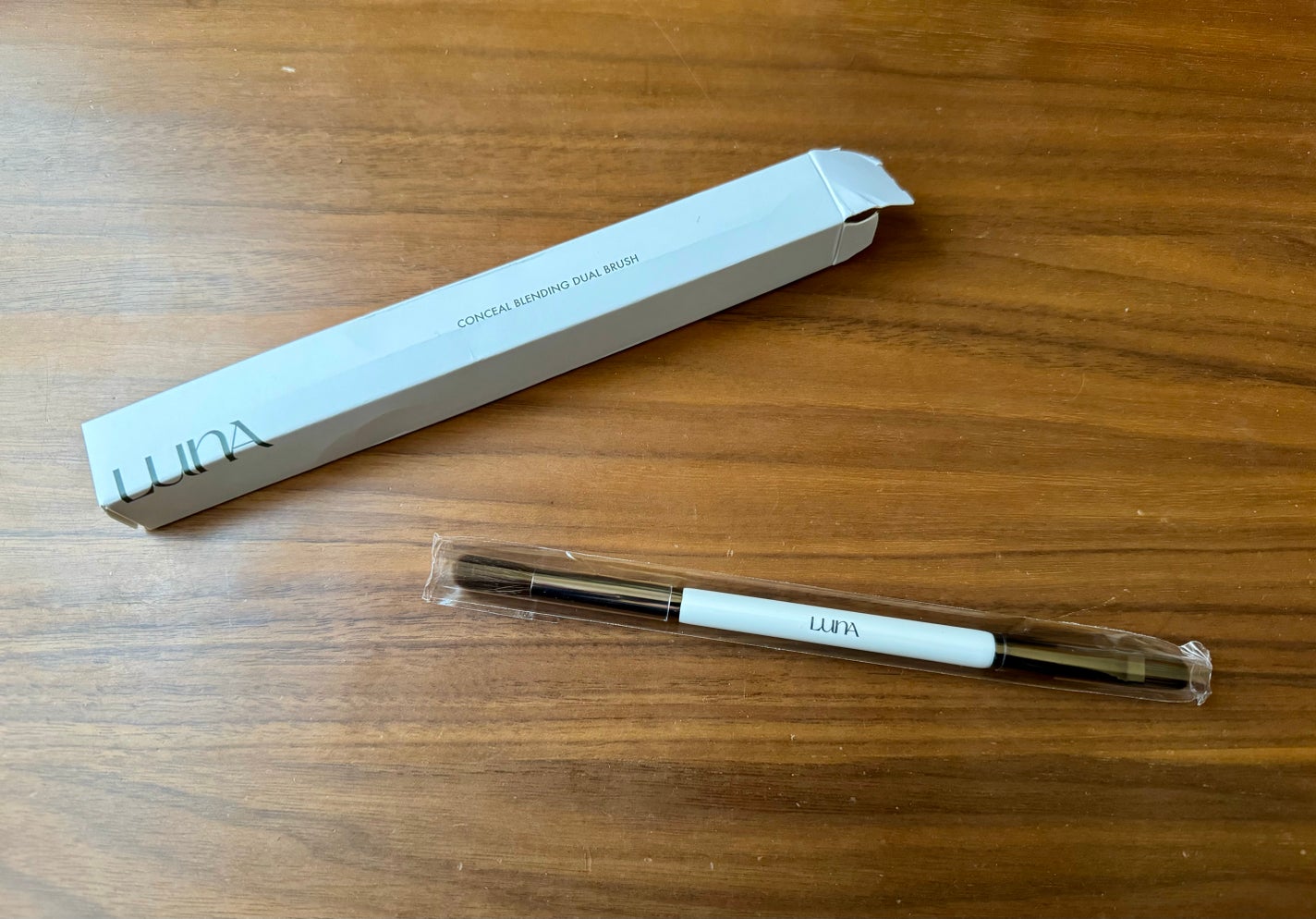 コンシールブレンディングデュアルブラシ /LUNA/メイクブラシを使ったクチコミ(2枚目)