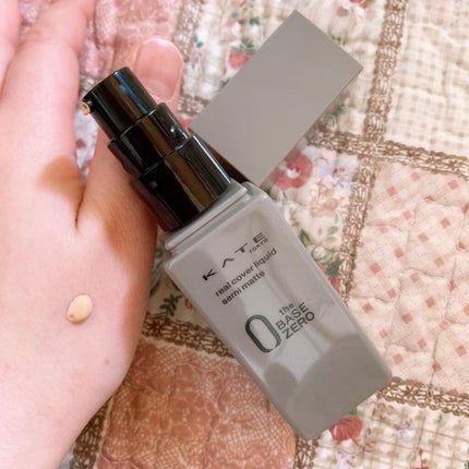 リアルカバーリキッド(セミマット)/KATE/リキッドファンデーションを使ったクチコミ(4枚目)