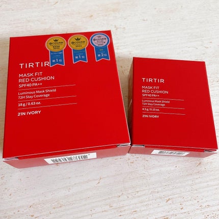 マスク フィット レッド クッション/TIRTIR(ティルティル)/クッションファンデーションを使ったクチコミ(5枚目)