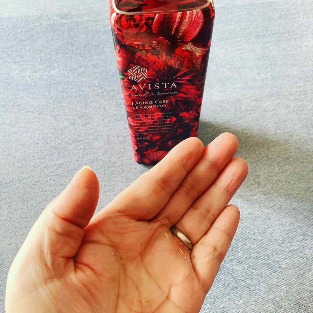 アビスタ エイジングケアシャンプー／コンディショナー シャンプー 300ml/AVISTA/市販シャンプーを使ったクチコミ（2枚目）
