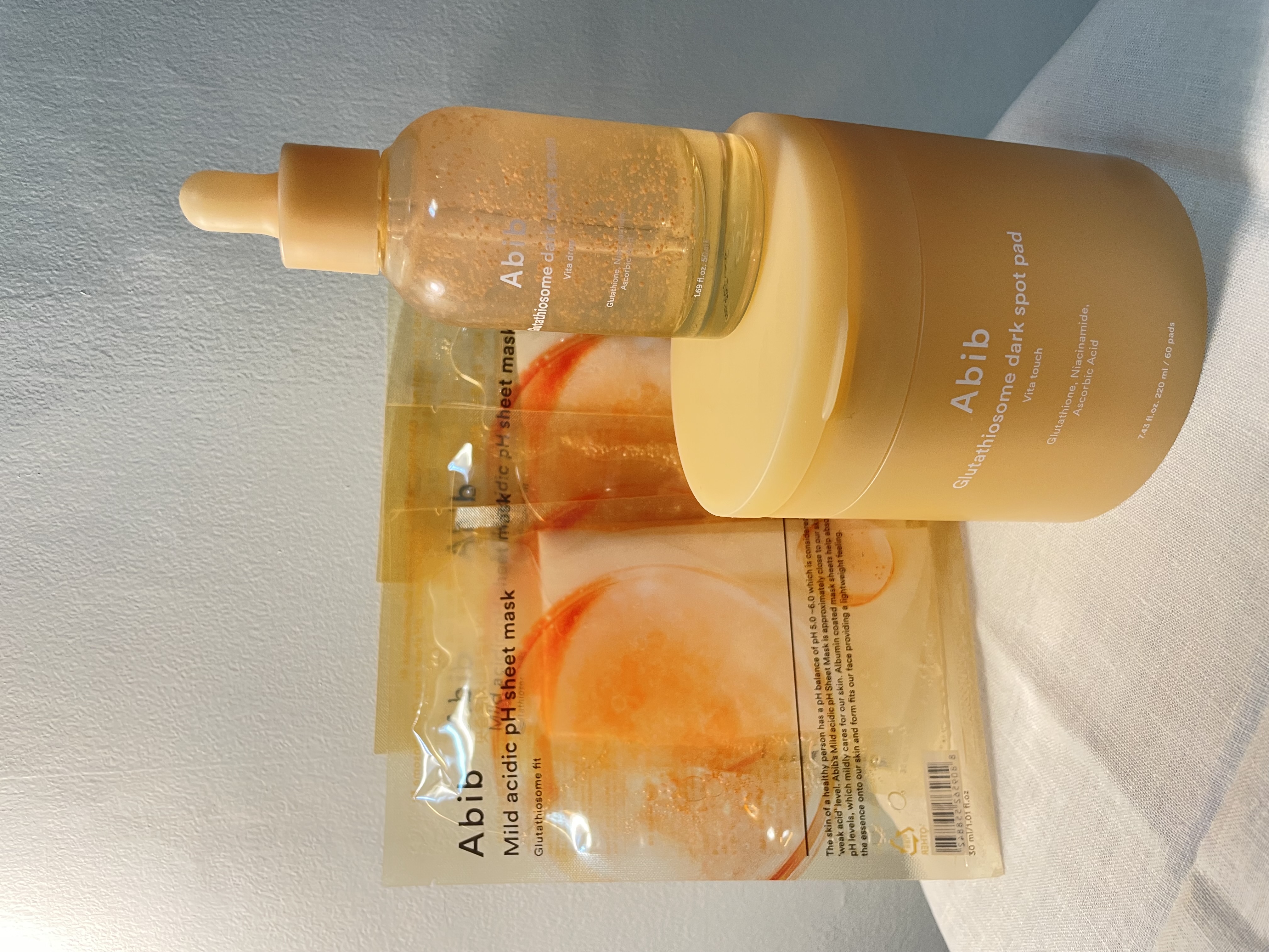 グルタチオンソームダークスポットパッドビタタッチ/Abib /トナーパッドを使ったクチコミ（2枚目）