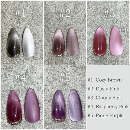 inbity シルクマグネットジェル/Petit Price/ジェルネイルを使ったクチコミ(4枚目)