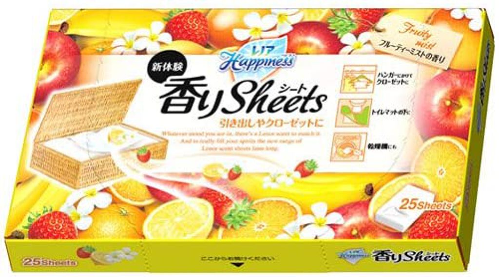 レノア レノアハピネス 香りシート フルーティーミストの香り