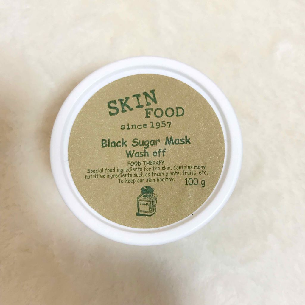 ブラックシュガーマスク ウォッシュオフ/SKINFOOD/洗い流すパック・マスクを使ったクチコミ（1枚目）