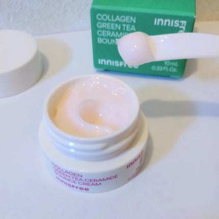 コラーゲン グリーンティー セラミド バウンス クリーム/innisfree/スキンケア・基礎化粧品を使ったクチコミ(2枚目)