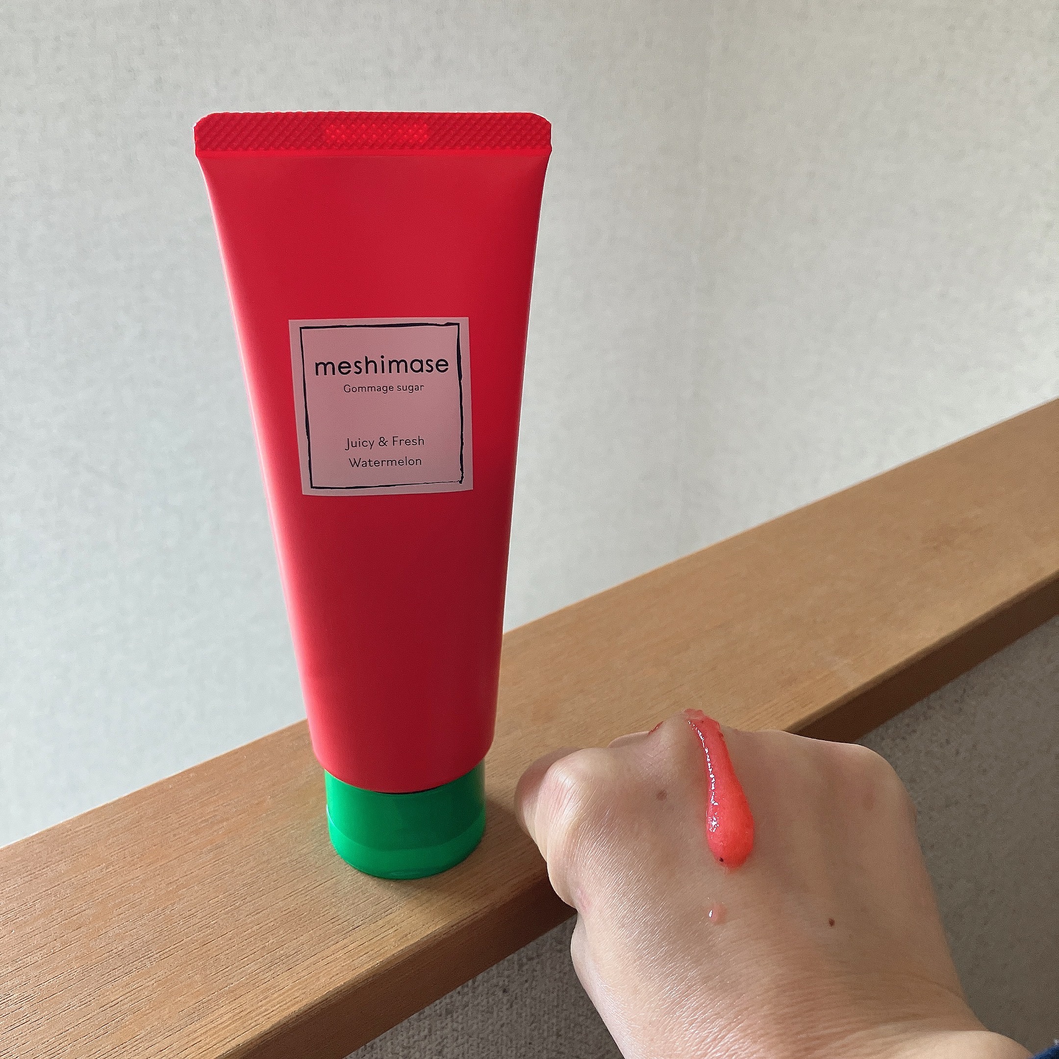 meshimase ゴマージュシュガー スイカ/meshimase/スクラブ・ゴマージュを使ったクチコミ（2枚目）