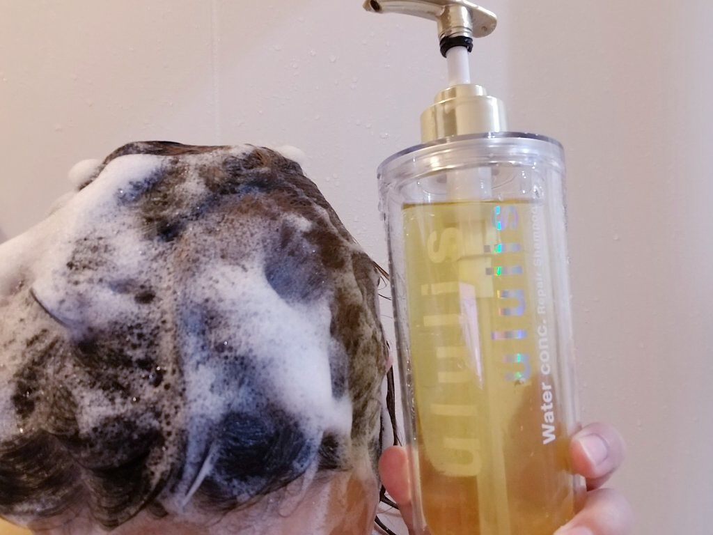 ウォーターコンク リペアシャンプー/ヘアトリートメント/ululis/シャンプー・コンディショナーを使ったクチコミ(3枚目)