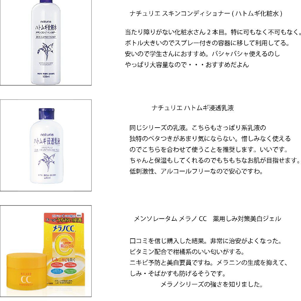 ハトムギ化粧水(ナチュリエ スキンコンディショナー R )/ナチュリエ/化粧水を使ったクチコミ(1枚目)