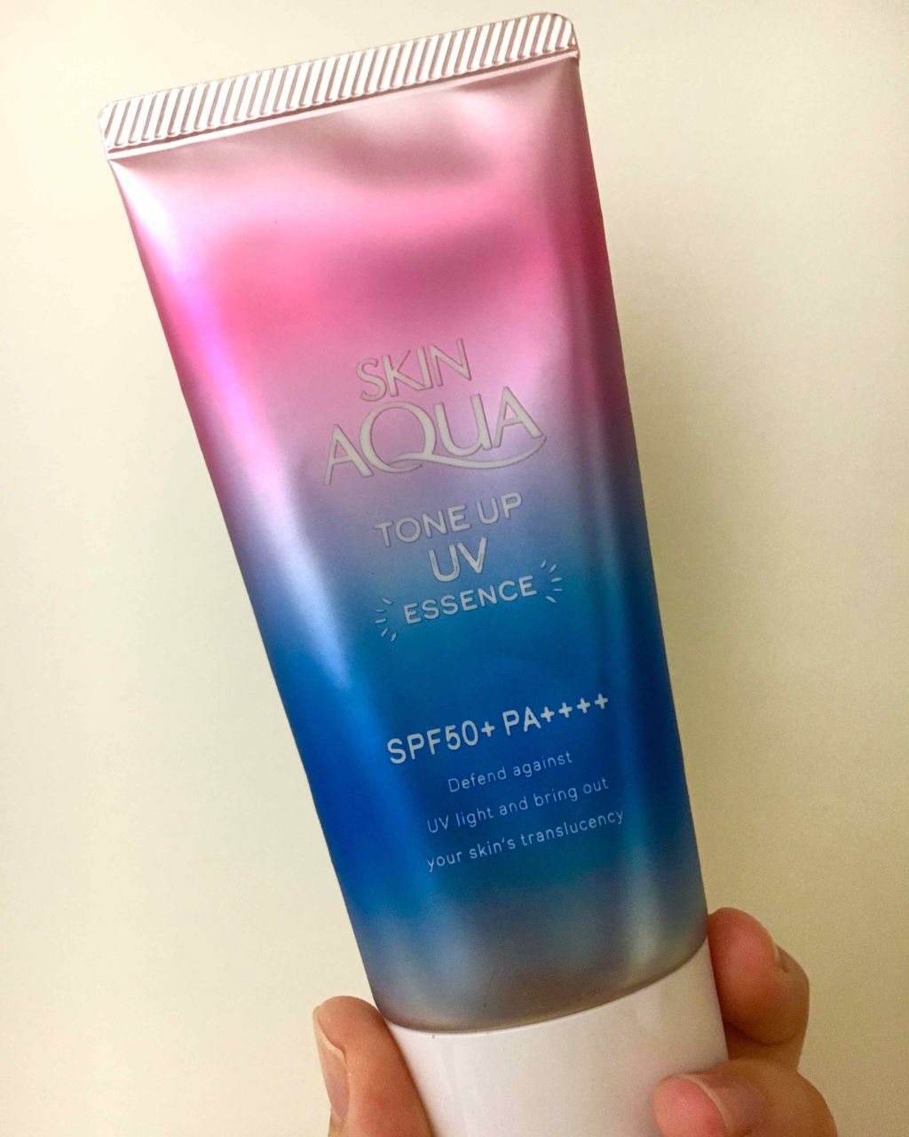 スキンアクア トーンアップUVエッセンス/スキンアクア/日焼け止めクリームを使ったクチコミ（1枚目）