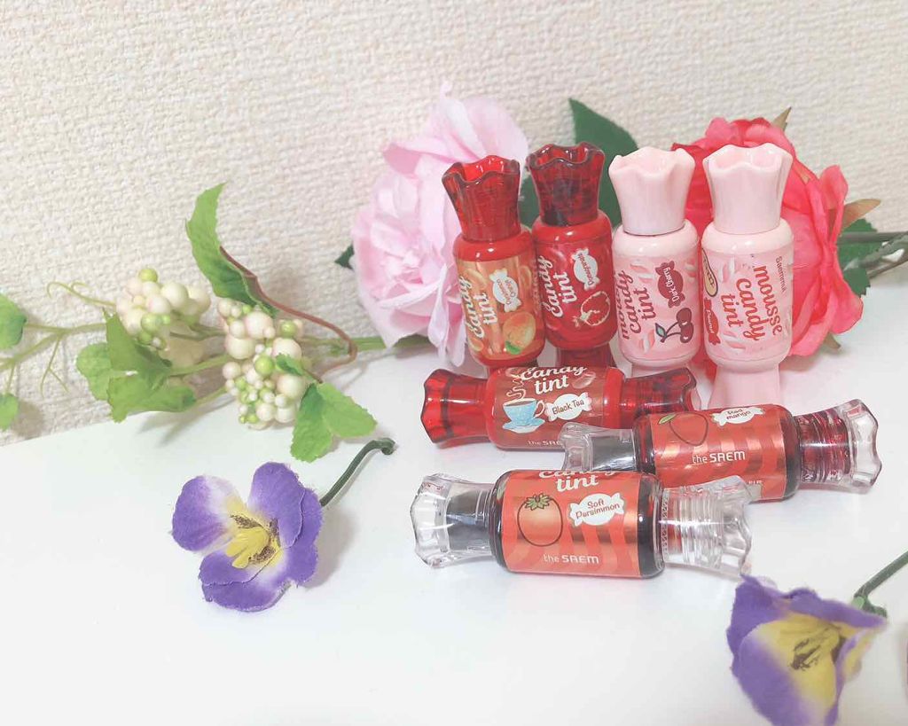 ムース キャンディー ティント/the SAEM/リップティントを使ったクチコミ(1枚目)