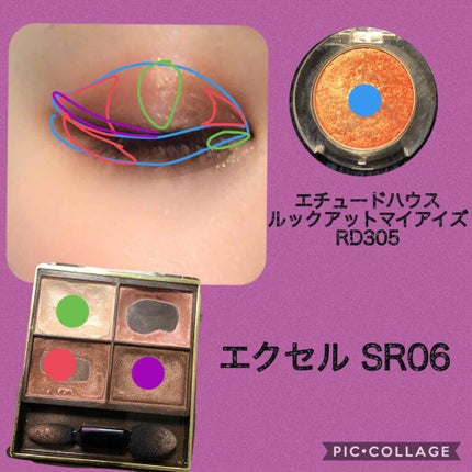 スキニーリッチシャドウ/excel/アイシャドウパレットを使ったクチコミ(2枚目)