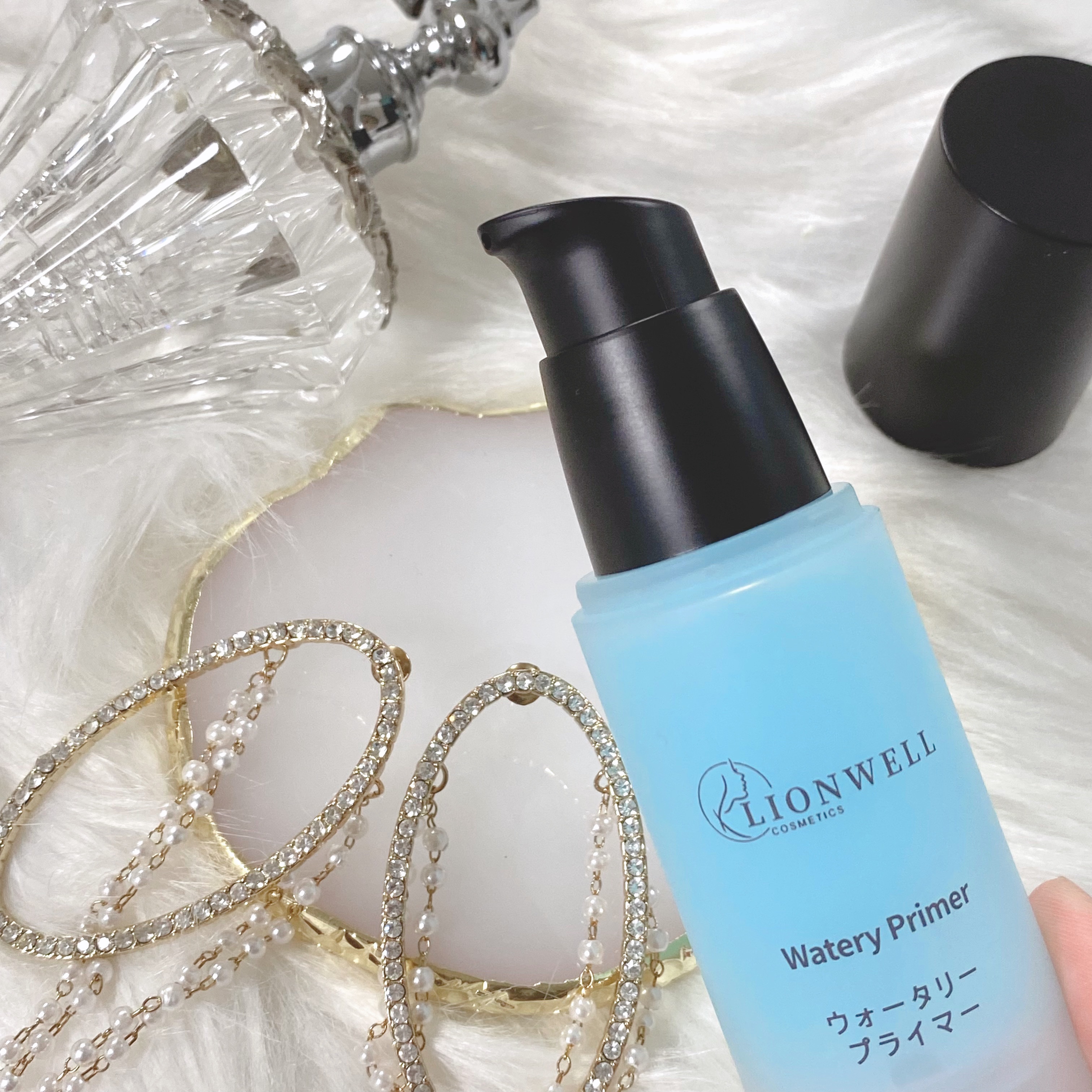 ウォータリープライマー/LionWell（ライオンウェル）/化粧下地を使ったクチコミ（3枚目）