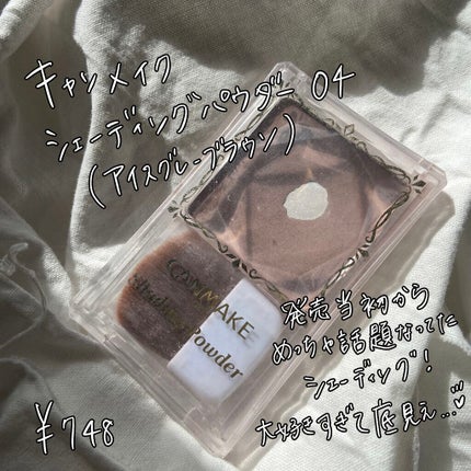 シェーディングパウダー/キャンメイク/シェーディングを使ったクチコミ(2枚目)