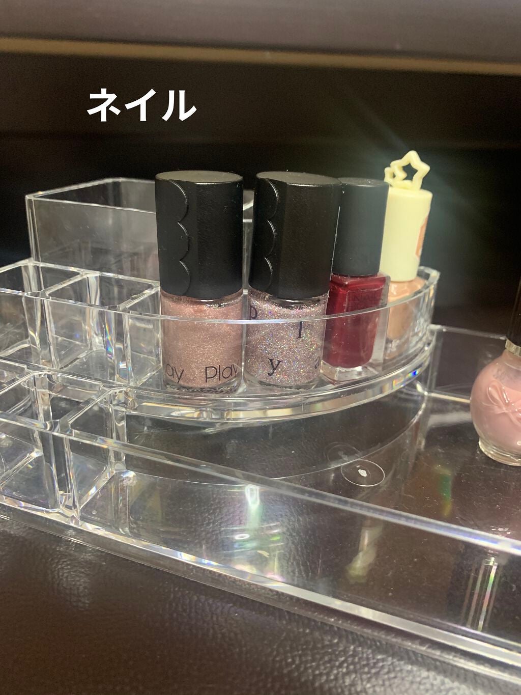 3段式クリアーケース/DAISO/その他化粧小物を使ったクチコミ(5枚目)