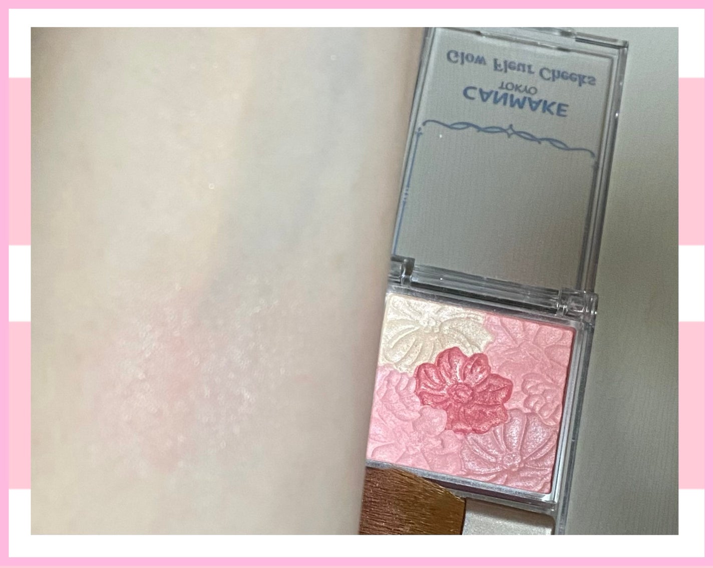 グロウフルールチークス/キャンメイク/パウダーチークを使ったクチコミ(3枚目)