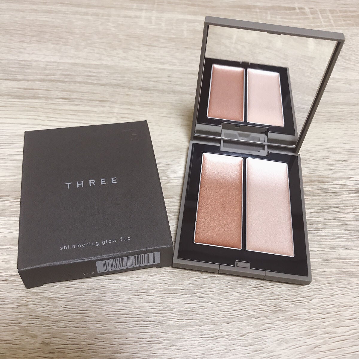 THREE シマリング グロー デュオ/THREE/クリームハイライトを使ったクチコミ(1枚目)