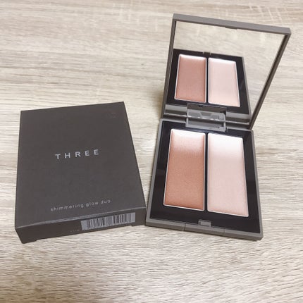 THREE シマリング グロー デュオ/THREE/クリームハイライトを使ったクチコミ(1枚目)