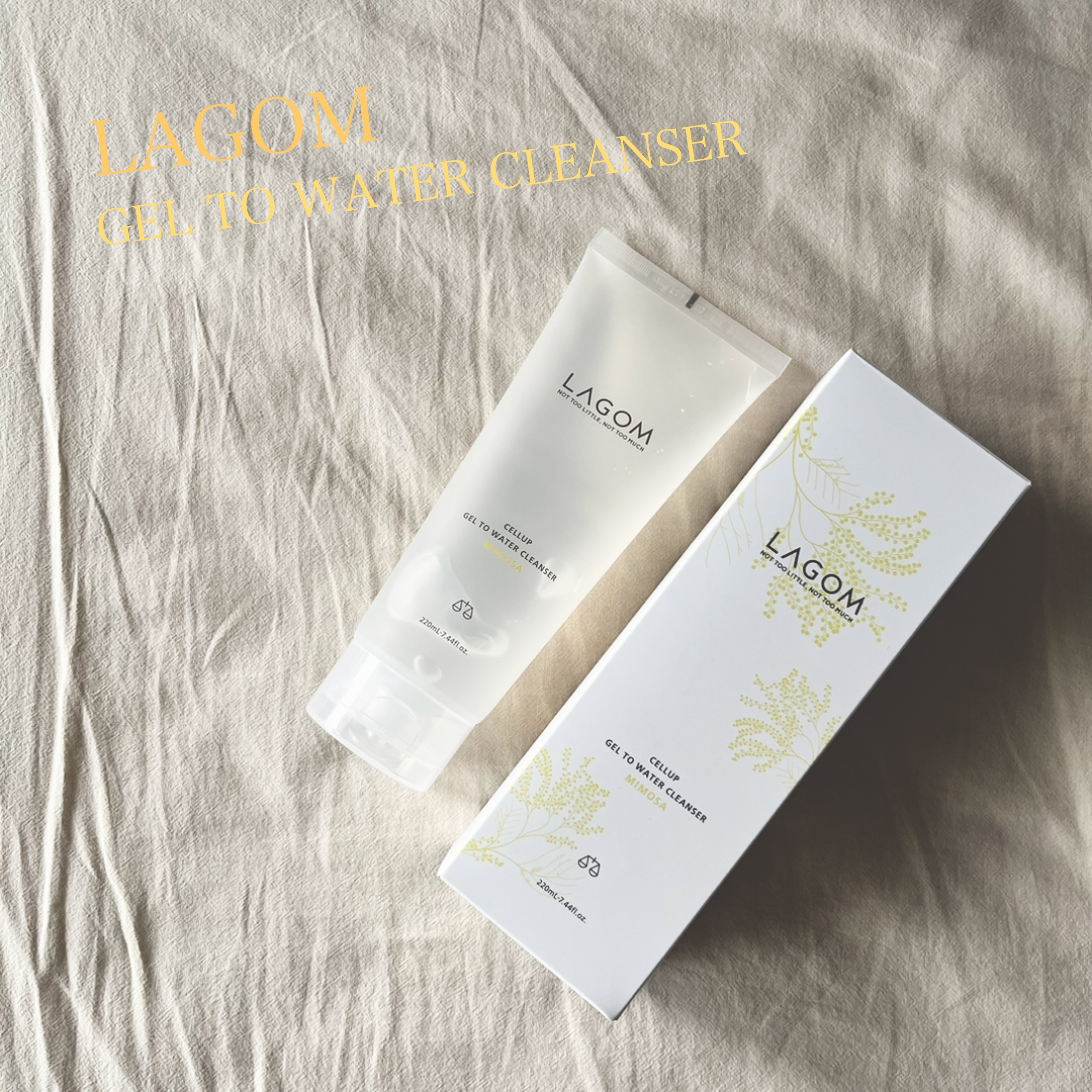 ラゴム ジェルトゥウォーター クレンザー(朝用洗顔)/LAGOM /その他洗顔料を使ったクチコミ（1枚目）