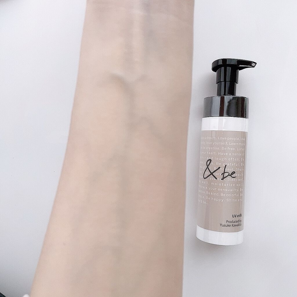 UVミルク/&be/日焼け止め・UVケアを使ったクチコミ(3枚目)