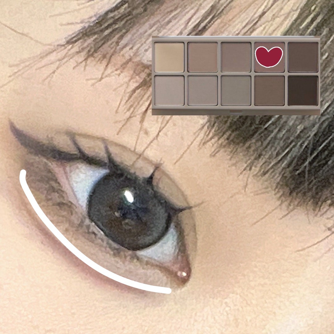 ベターザンパレット/rom&nd/アイシャドウパレットを使ったクチコミ(5枚目)