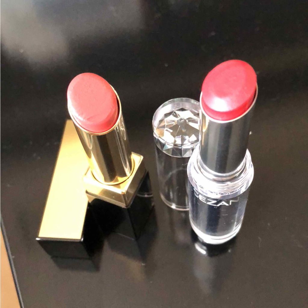 ラスティンググロスリップ/CEZANNE/口紅を使ったクチコミ（1枚目）