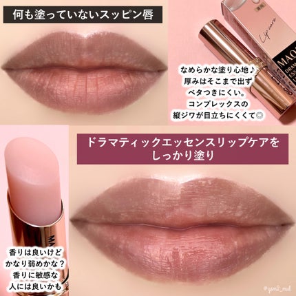 ドラマティックエッセンスリップケア (医薬部外品)リップクリーム/マキアージュ/リップクリームを使ったクチコミ(4枚目)