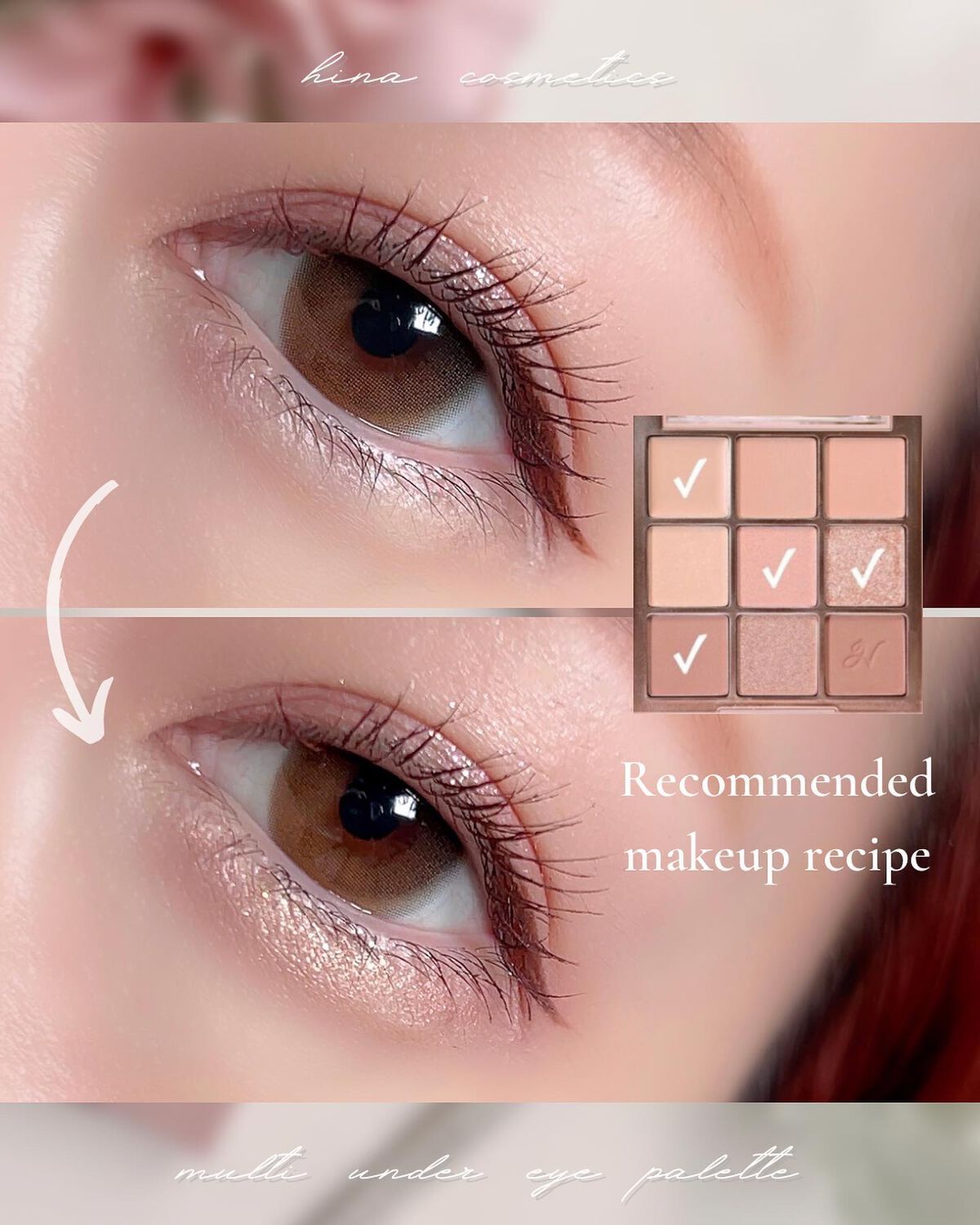 マルチアンダーアイパレット/hina cosmetics/アイシャドウパレットを使ったクチコミ(6枚目)